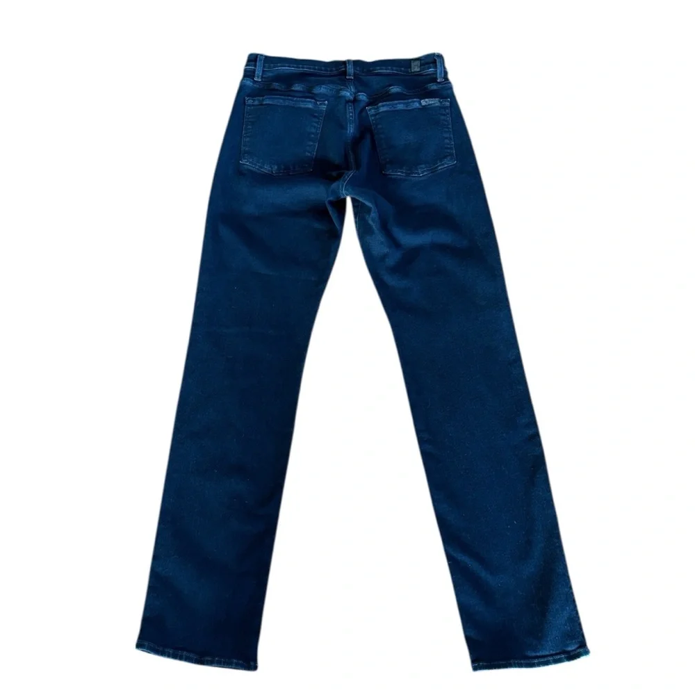 7 For All Mankind Adrien Luxe Sport  Dark Rinse‎ Blue Jeans Size 28